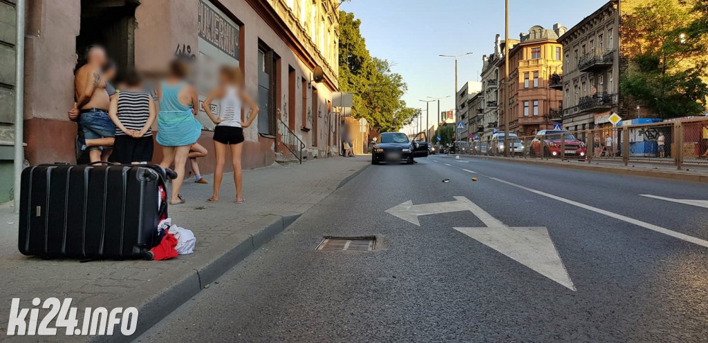 Potrącenie rowerzysty na ul. Dworcowej