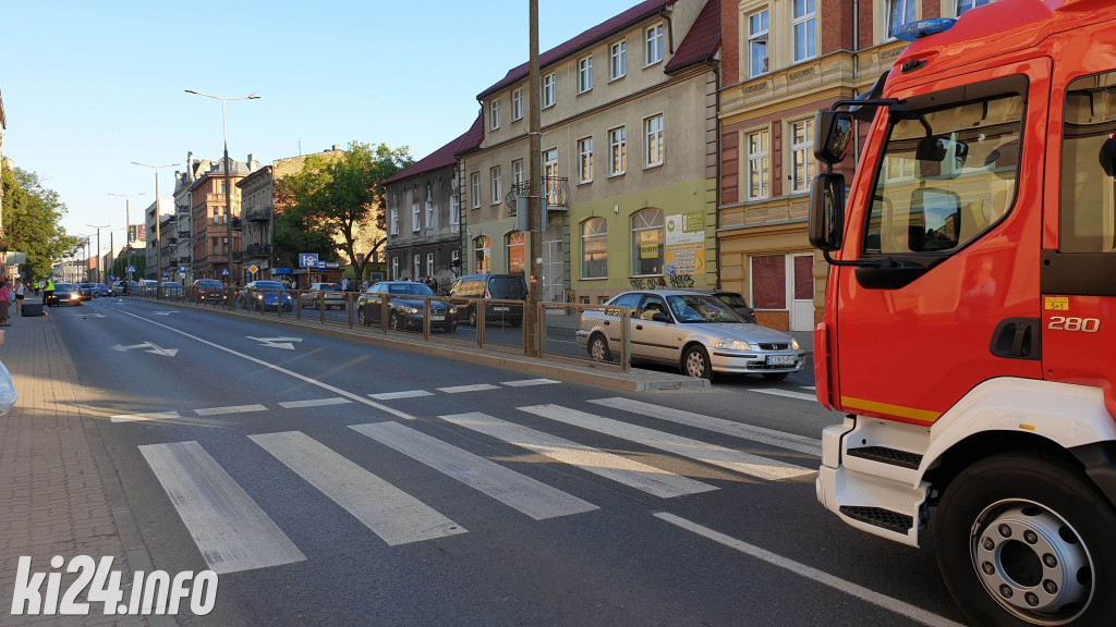 Potrącenie rowerzysty na ul. Dworcowej