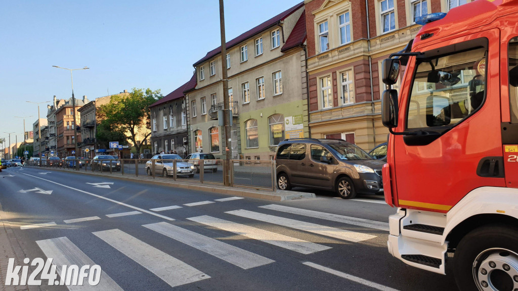 Potrącenie rowerzysty na ul. Dworcowej