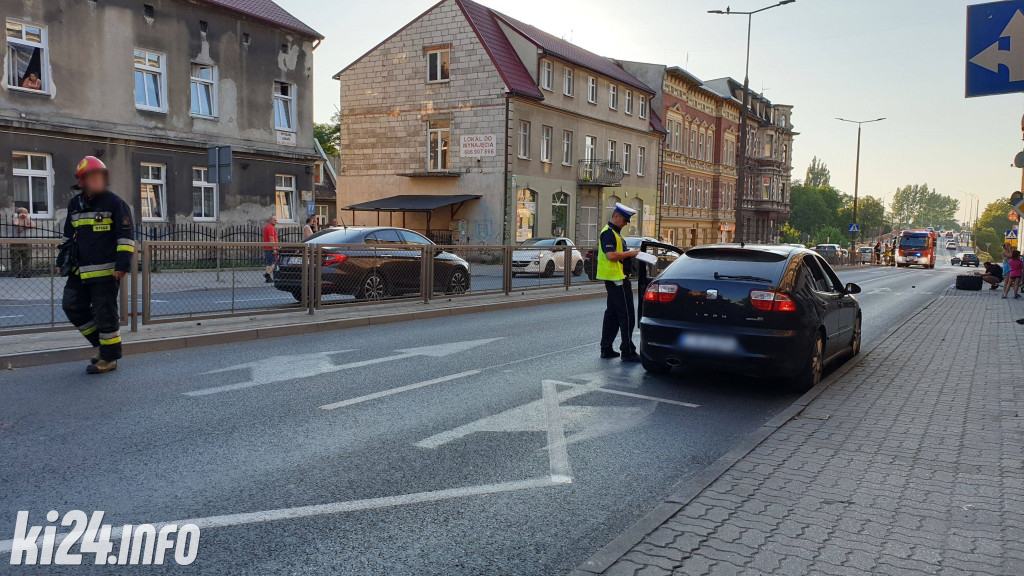 Potrącenie rowerzysty na ul. Dworcowej