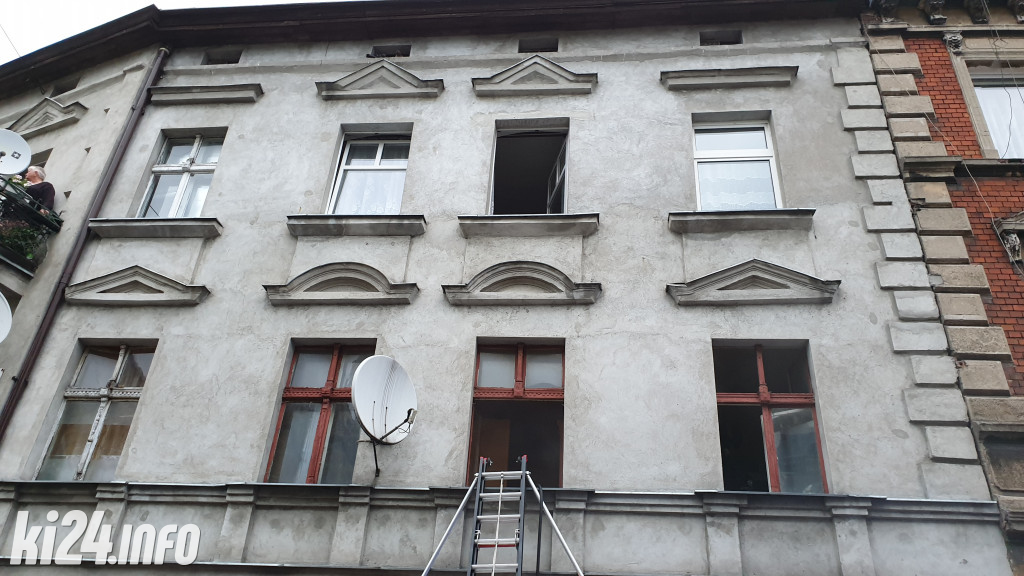 Duża akcja strażaków w centrum Inowrocławia