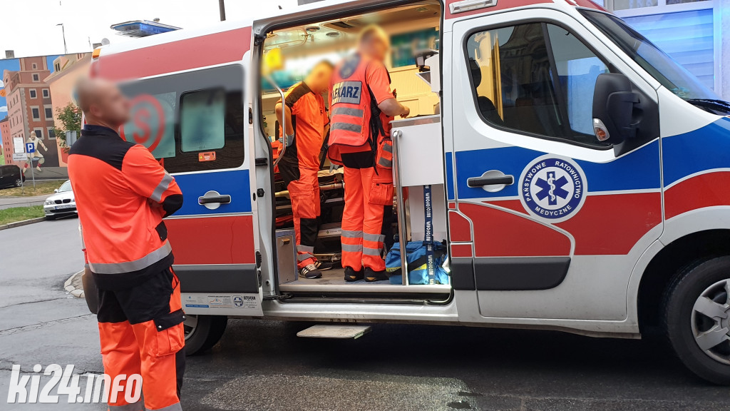 Duża akcja strażaków w centrum Inowrocławia