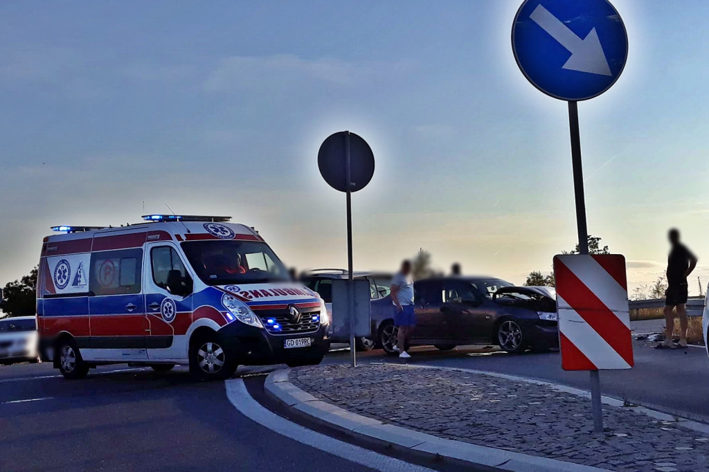 Wypadek na obwodnicy Janikowa