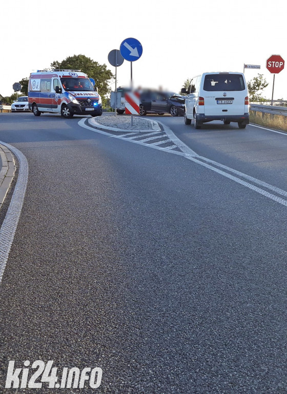 Wypadek na obwodnicy Janikowa