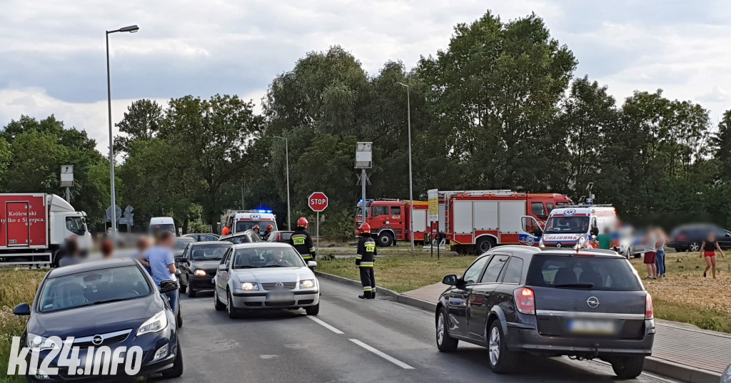 Pięć osobówek zderzyło się na Orłowskiej