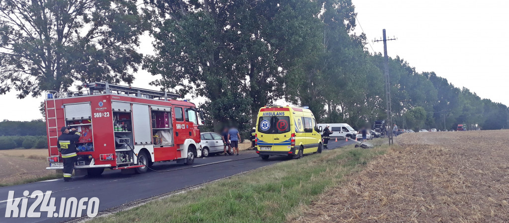 Groźna kraksa za Pakością