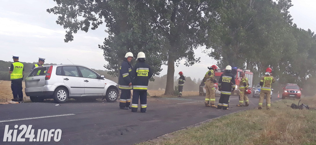 Groźna kraksa za Pakością