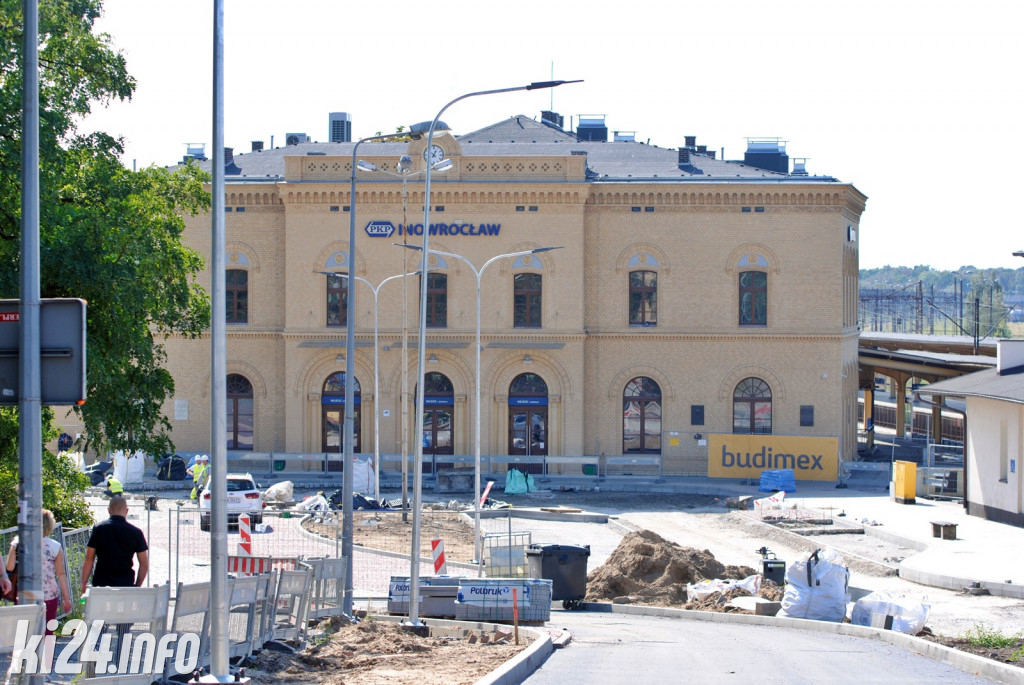 Prace remontowe przy Dworcu PKP
