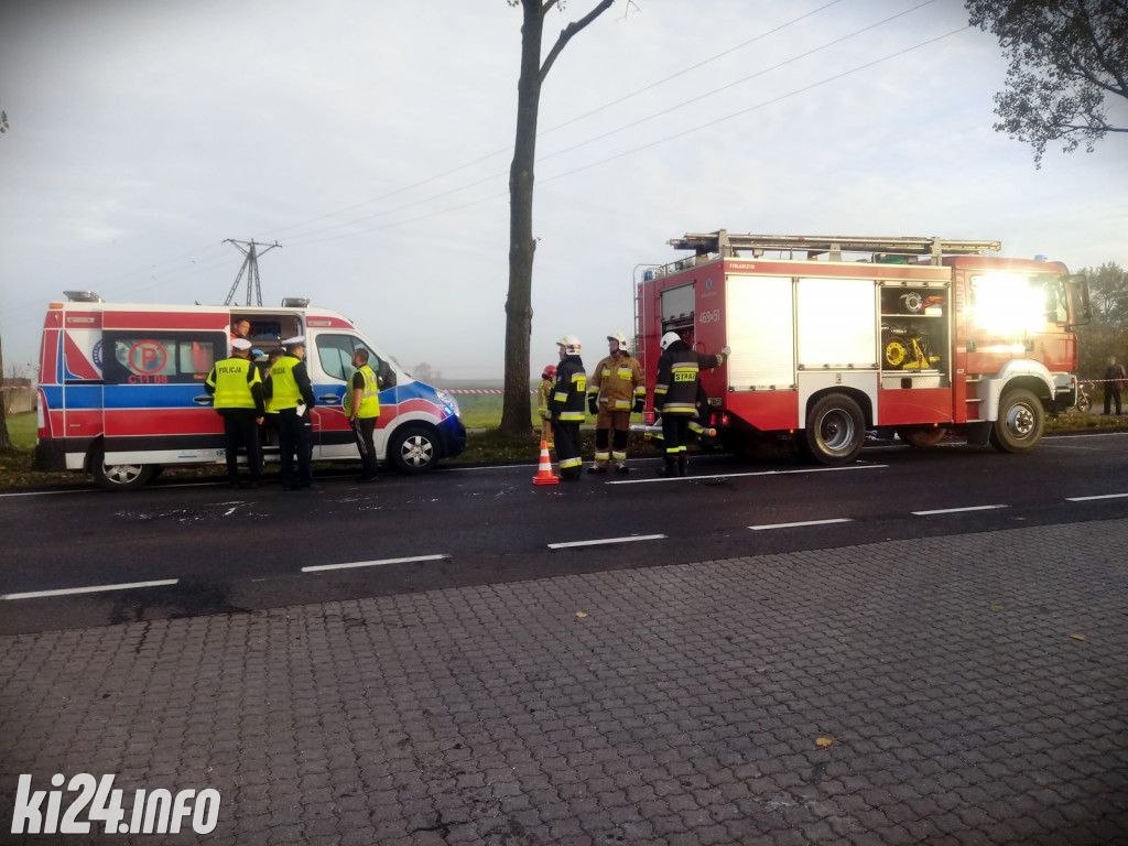 Czołowe zderzenie w Gniewkowie