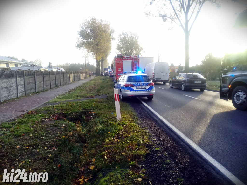 Czołowe zderzenie w Gniewkowie