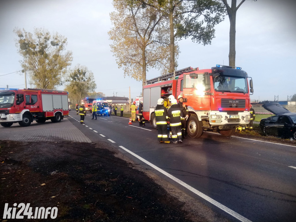 Czołowe zderzenie w Gniewkowie