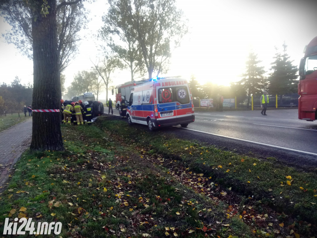 Czołowe zderzenie w Gniewkowie