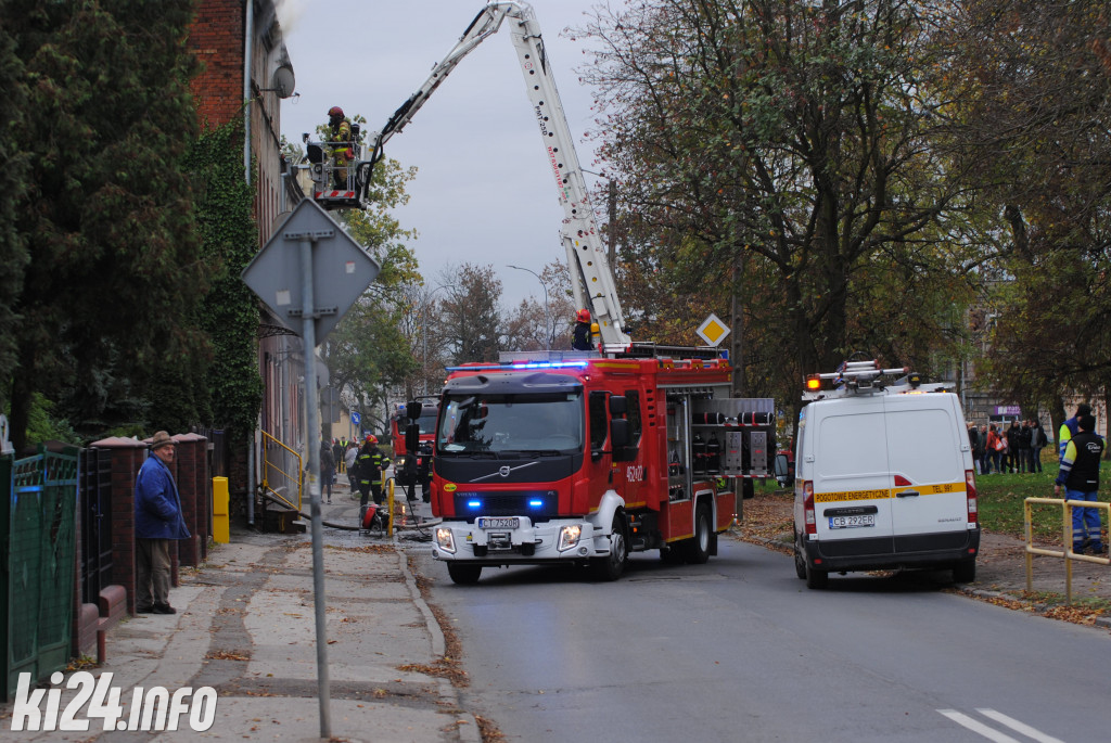Pożar przy ul. Orłowskiej