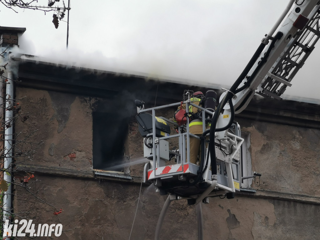 Pożar przy ul. Orłowskiej