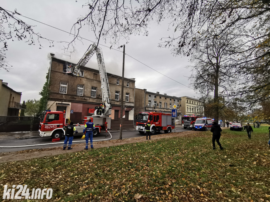Pożar przy ul. Orłowskiej