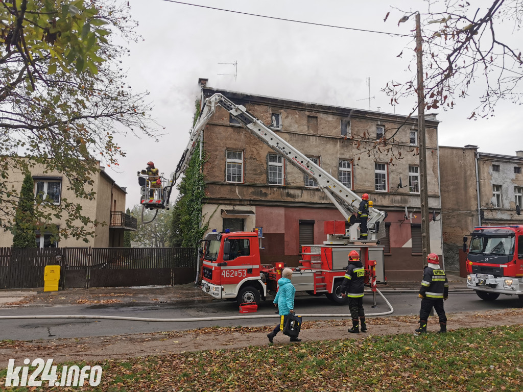 Pożar przy ul. Orłowskiej