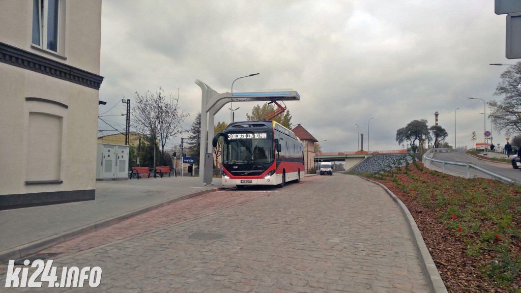 Plac przed dworcem PKP po remoncie