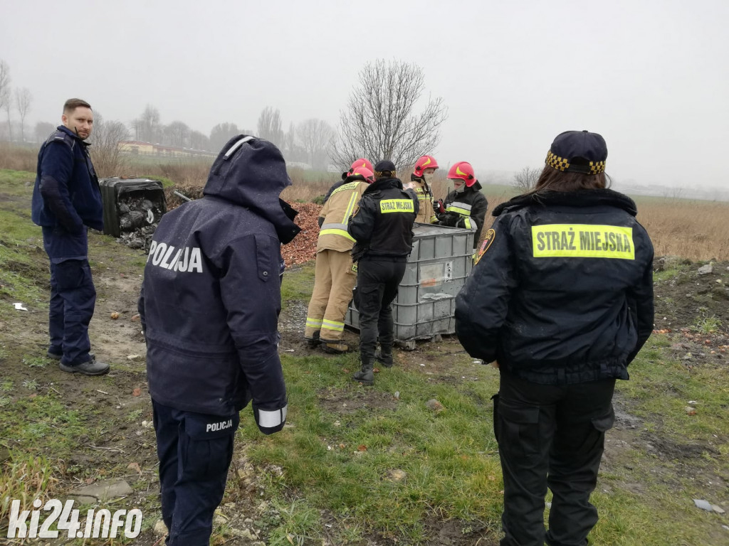 Podrzucone chemikalia na Kozłówce