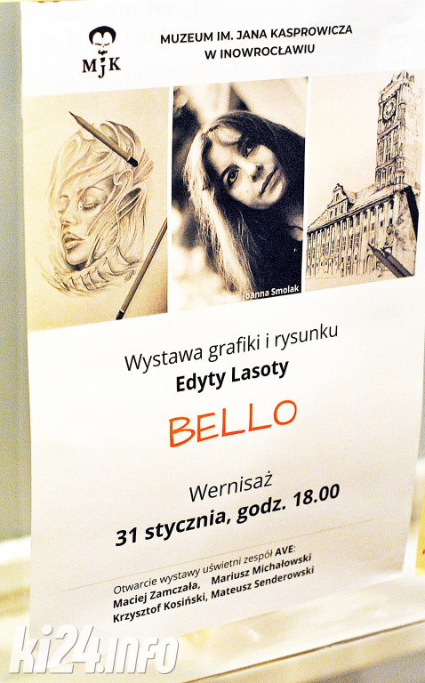 Wernisaż wystawy grafiki i malarstwa Edyty Lasoty