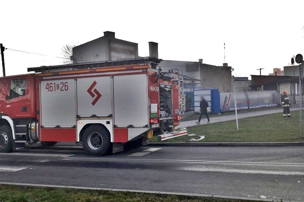 Groźny pożar w zakładzie przy ul. Kasprowicza