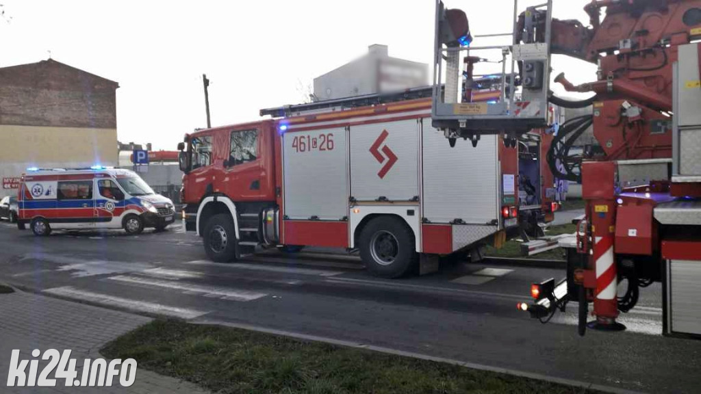 Groźny pożar w zakładzie przy ul. Kasprowicza