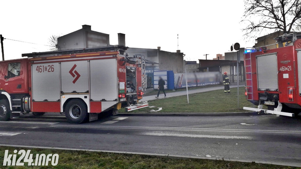 Groźny pożar w zakładzie przy ul. Kasprowicza