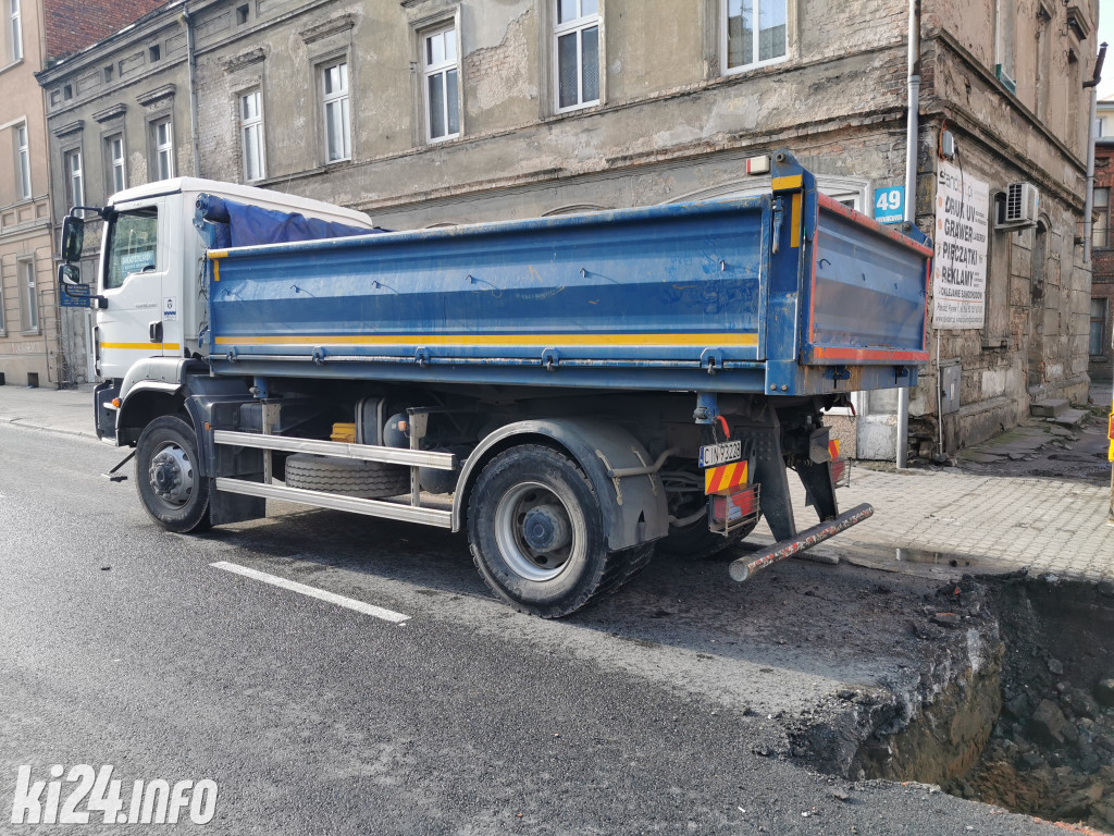 Awaria wodociągu na Dworcowej