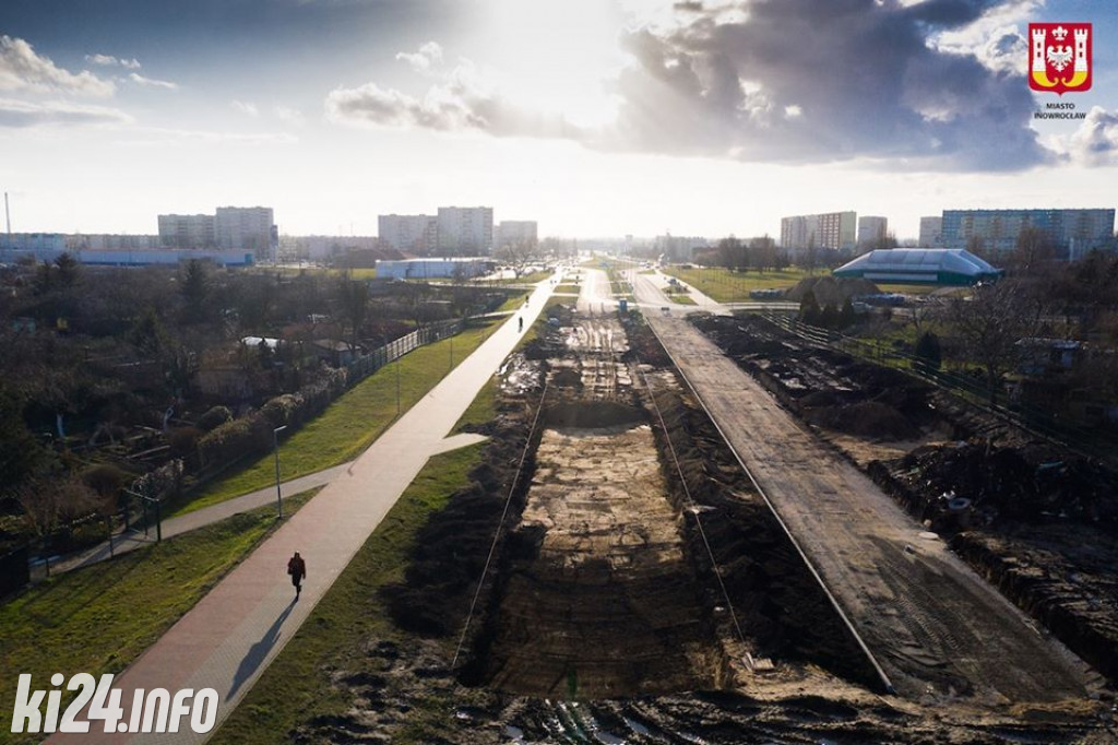 Budowa ostatniego odcinka ulicy Józefa Glempa