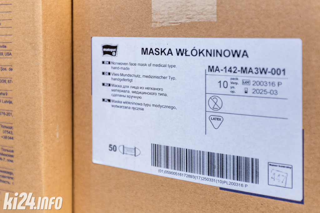 Maseczki ochronne z Torunia