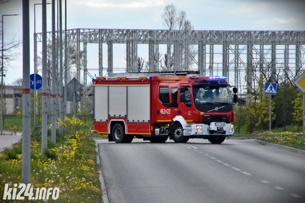 Wypadek motocyklisty na ul. Pileckiego