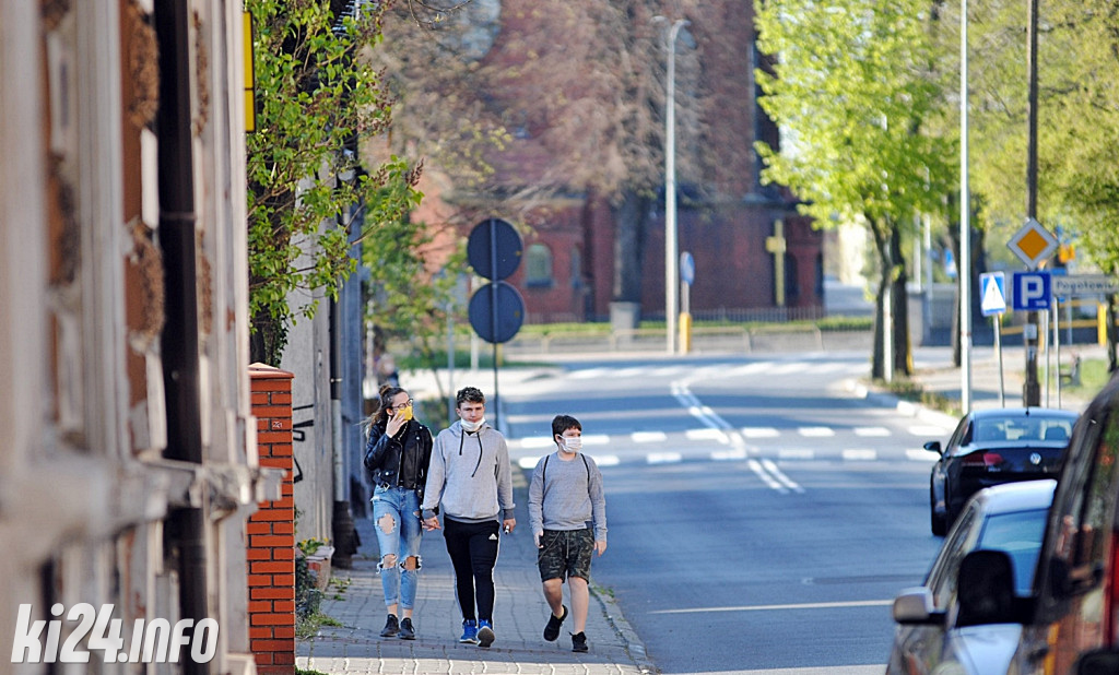 Centrum Inowrocławia w dobie epidemii