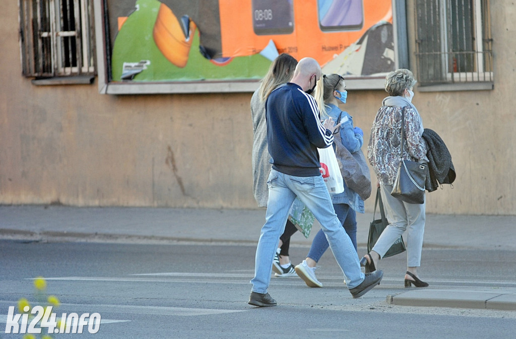 Centrum Inowrocławia w dobie epidemii