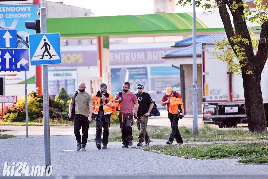 Centrum Inowrocławia w dobie epidemii
