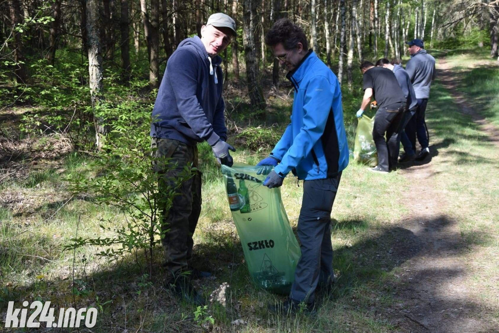 Porządki na terenie Nadleśnictwa Gniewkowo
