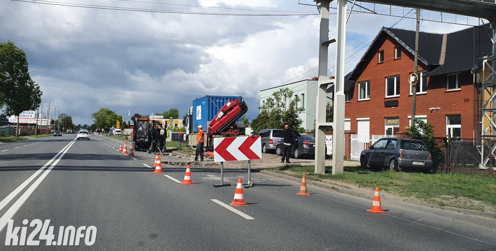 Prace drogowe na Poznańskiej