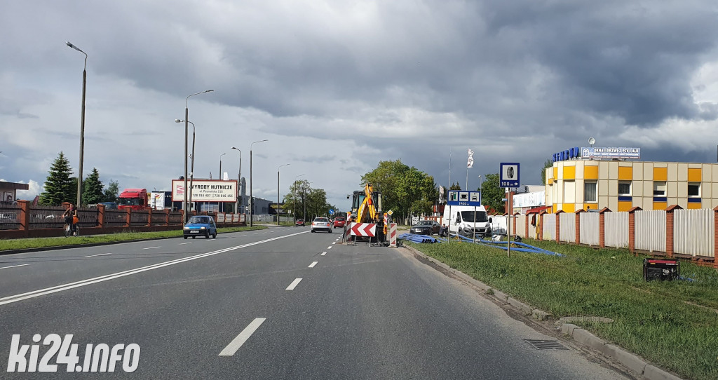 Prace drogowe na Poznańskiej