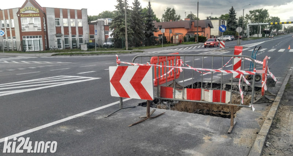 Prace drogowe na Poznańskiej