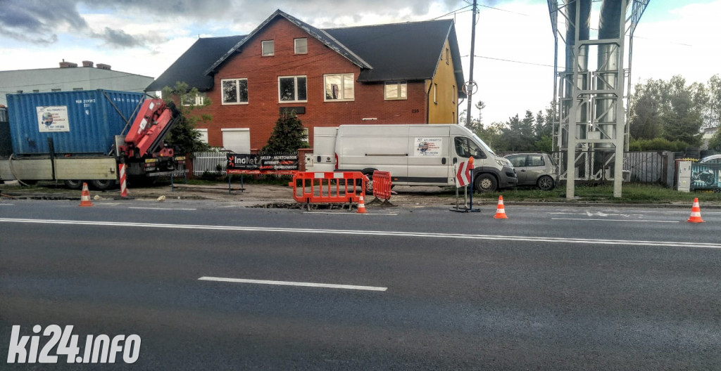 Prace drogowe na Poznańskiej