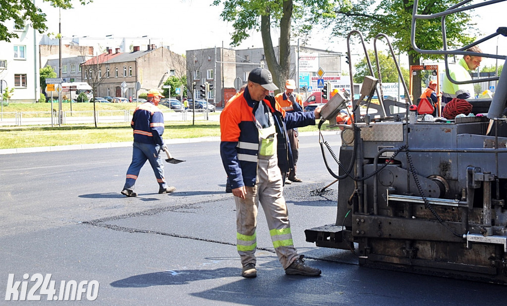 Remont parkingu przed starostwem