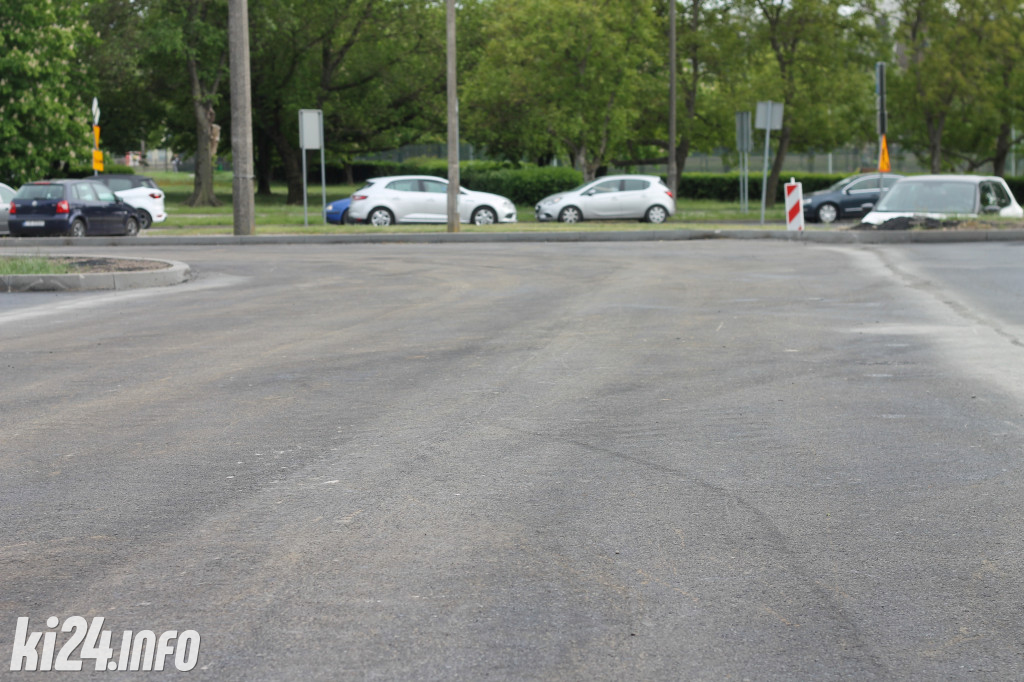 Remont parkingu przed starostwem