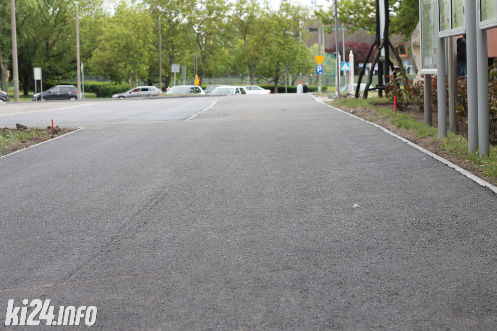 Remont parkingu przed starostwem
