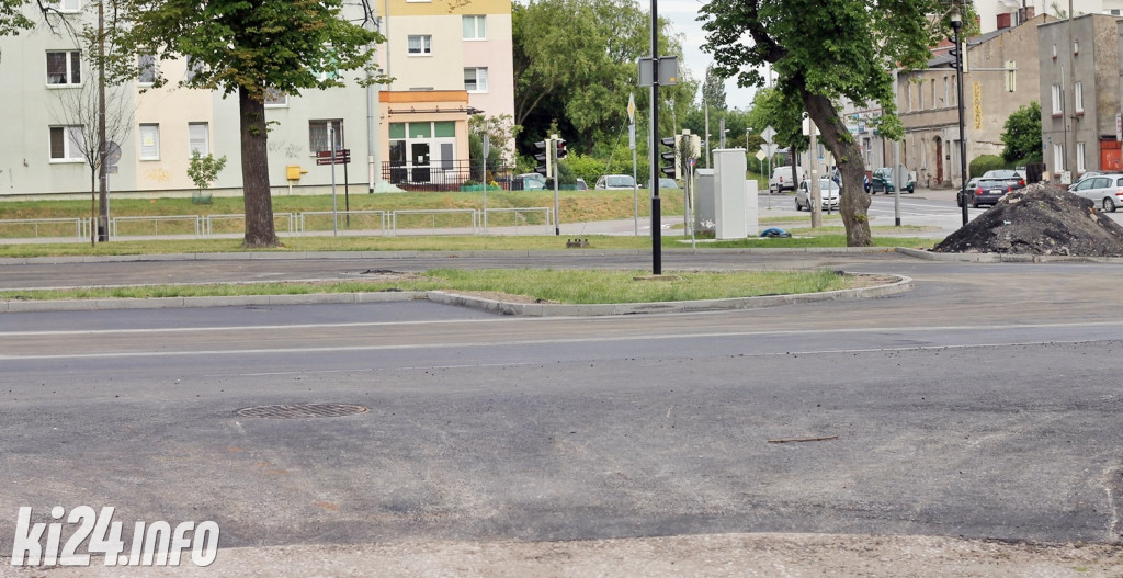 Remont parkingu przed starostwem
