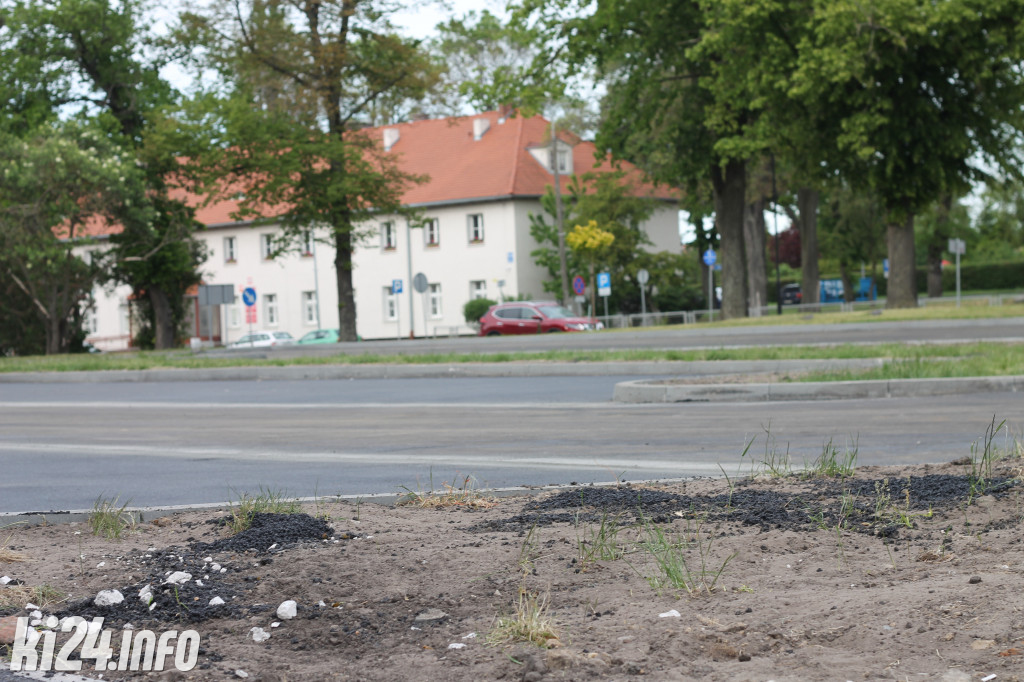 Remont parkingu przed starostwem