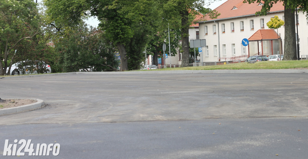 Remont parkingu przed starostwem