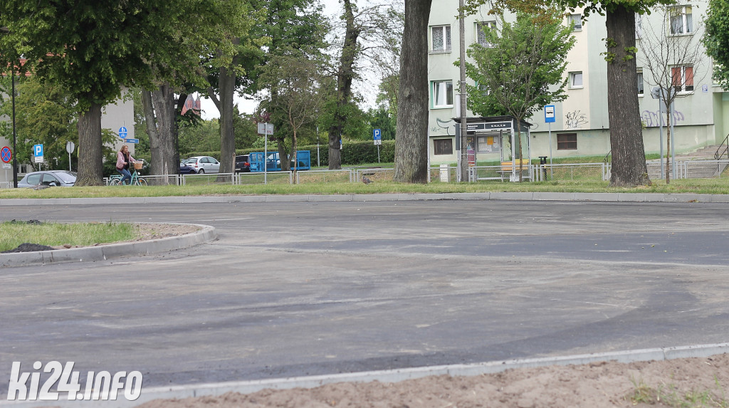 Remont parkingu przed starostwem