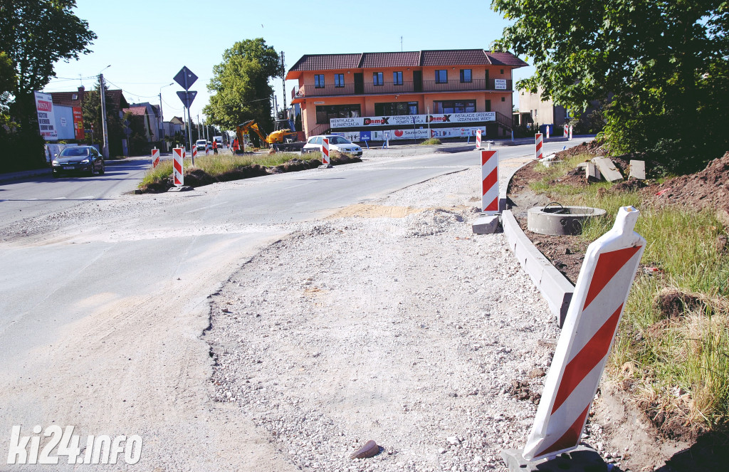 Wielki plac budowy w Inowrocławiu