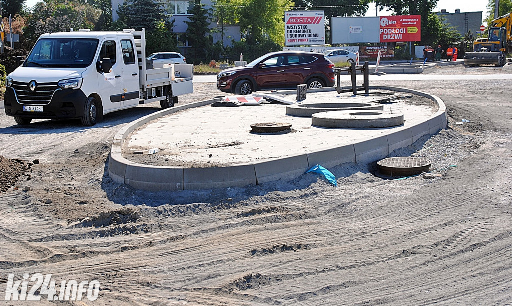 Wielki plac budowy w Inowrocławiu