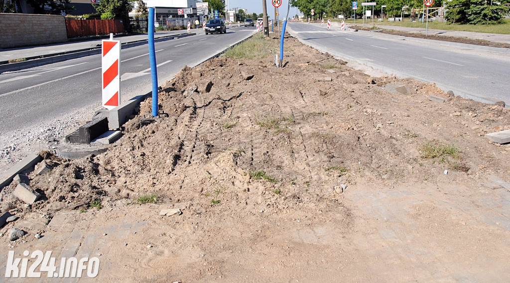 Wielki plac budowy w Inowrocławiu