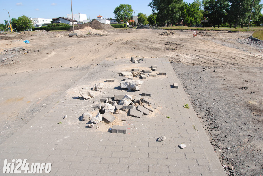 Wielki plac budowy w Inowrocławiu
