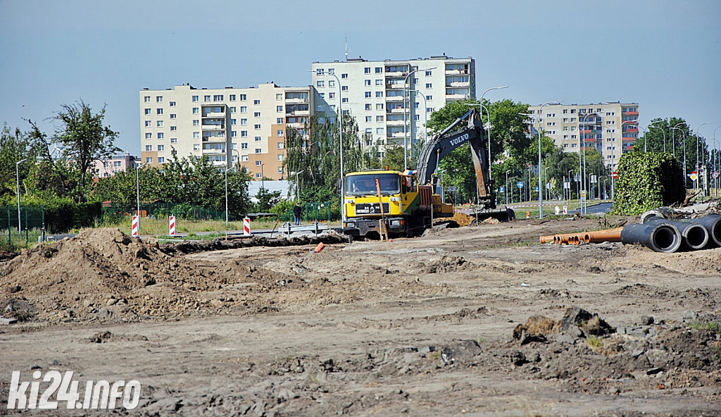 Wielki plac budowy w Inowrocławiu